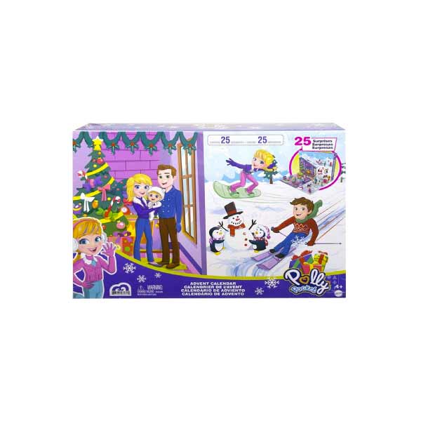 Polly Pocket Advent Calendar Winter House Design With 25 Surprises NEW 