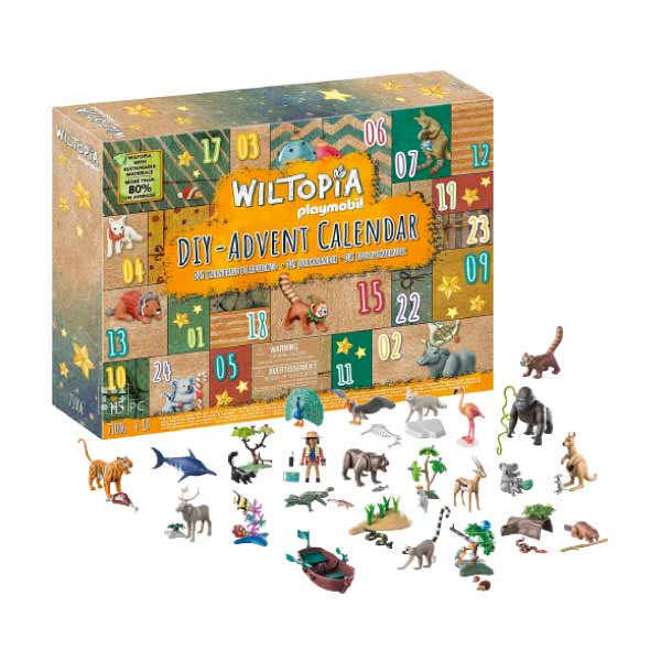Playmobil Wiltopia Advent Calendar 2022 World Animal Figure