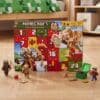 Minecraft Advent Calendar 2026 box with the three articulated figures and accessories