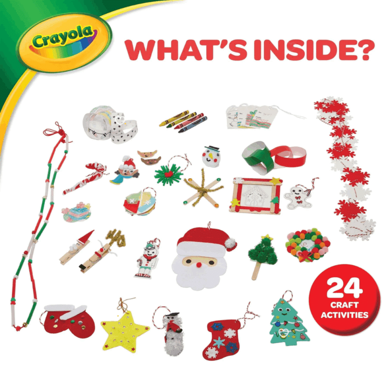 crayola advent calendar 2025 with 24-Day Arts and Crafts for kid