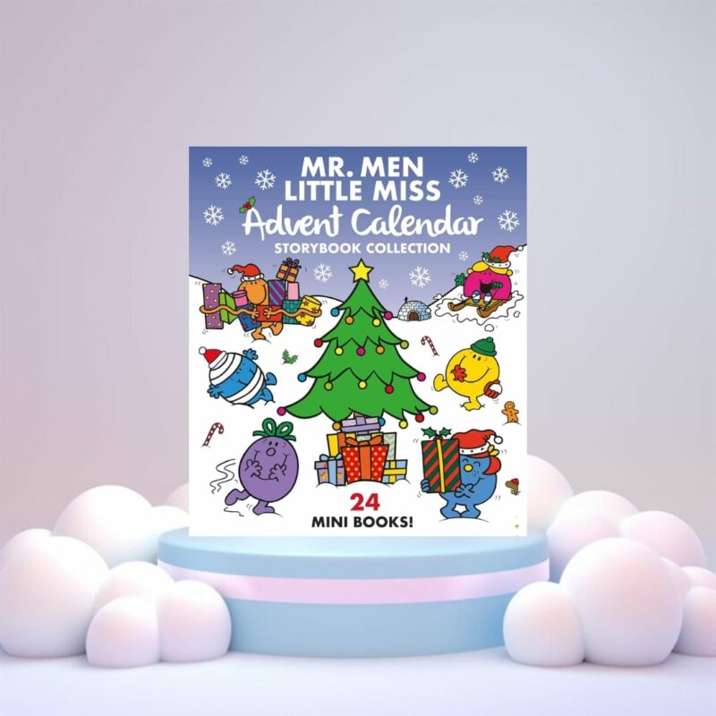 Mr. Men Little Miss advent calendar bringing 24 of your favorite characters adventures, presented in a Christmas inspired Book-like package