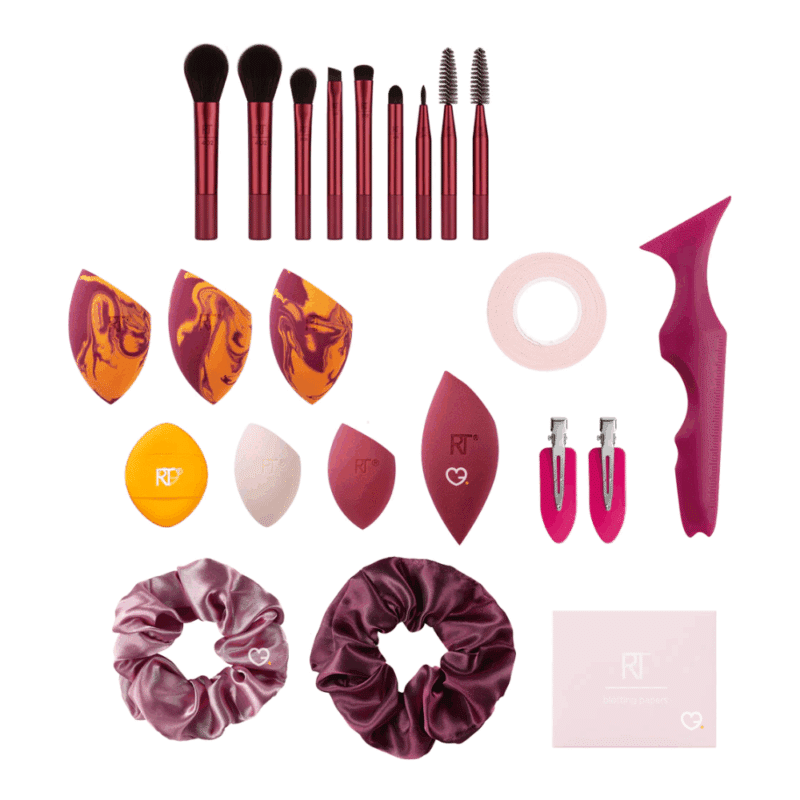 Real techniques Advent calendar 2025 with 24 beauty and make-up accessories