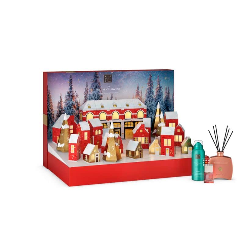 Rituals takes you to a world of serenity and indulgence in its 2023 Advent Calendars. Presented in a charming red rectangular box with a golden ribbon