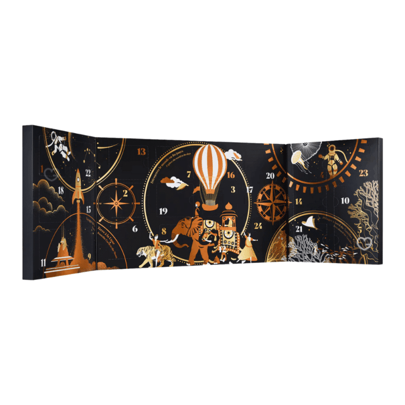 kusmi tea advent calendar 2025 with 24 days with 31 organic tastings of black, green and white teas and herbal teas