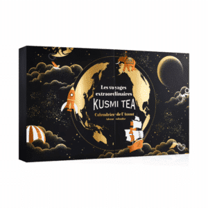 kusmi tea advent calendar 2025 with 24 days with 31 organic tastings of black, green and white teas and herbal teas
