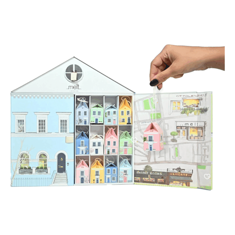 melt advent calendar with 24 chocolate for man, woman and love foodie