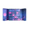 John Lewis advent calendar 2023 - includes 31 full and deluxe-size beauty products packaged in a beautiful navy blue box with moon and star imprints