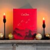 Cult Pens wonder advent calendar 2023 brings 23 high quality stationary instruments for artists and writers, packaged in a Japanese-inspired red rectangular box