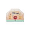 Disney Munchlings advent calendar 2003 includes 12 micro soft toys packaged within a tastefully designed holiday house-shaped box adorned with whimsical sprinkles