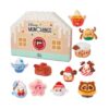 Disney Munchlings advent calendar 2003 includes 12 micro soft toys packaged within a tastefully designed holiday house-shaped box adorned with whimsical sprinkles