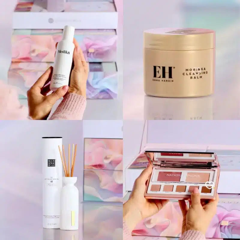 Glossybox Advent Calendar 2025 with 27 beauty treats, including 19 full-sized skincare and makeup surprises for beauty enthusiasts.