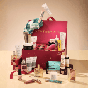 Next Women's Advent Calendar 2025 featuring 27 luxury beauty treats, skincare, makeup and fragrance minis for women’s festive self-care.