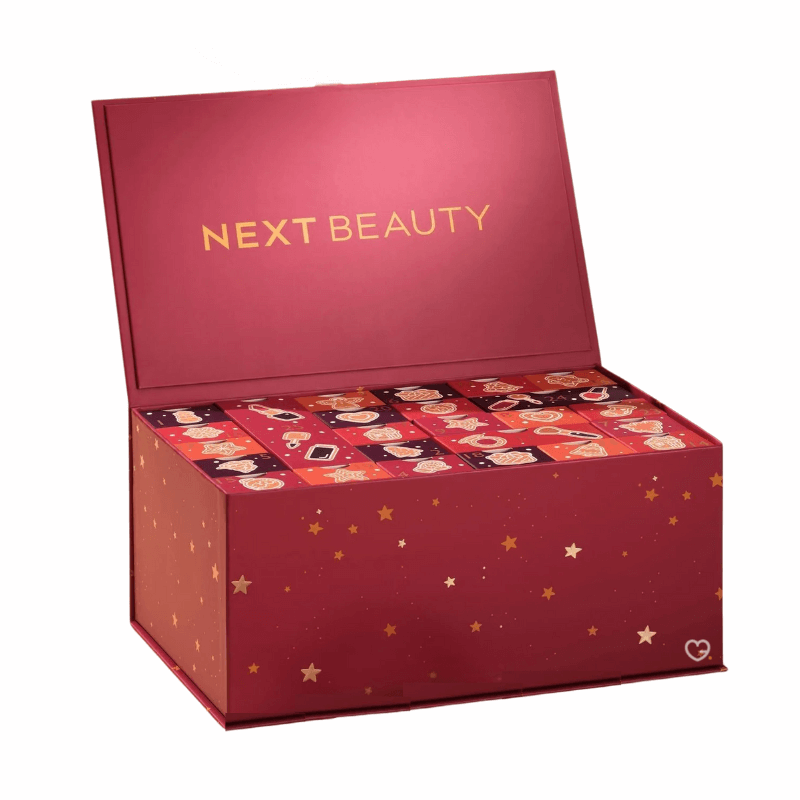 Next Women's Advent Calendar 2025 featuring 27 luxury beauty treats, skincare, makeup and fragrance minis for women’s festive self-care.
