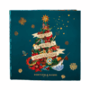 Fortnum’s Chocolate Truffle Advent Calendar 2025 in deep teal blue-green festive box with 25 luxury truffles including exclusives.