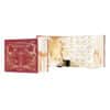 Guerlain Advent Calendar 2025 in gold and red design featuring 25 luxury mini perfumes, skincare, makeup and candles.