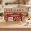 Disney Mystery Pin Advent Calendar 2026 oven box on a festive kitchen worktop with collectable pins