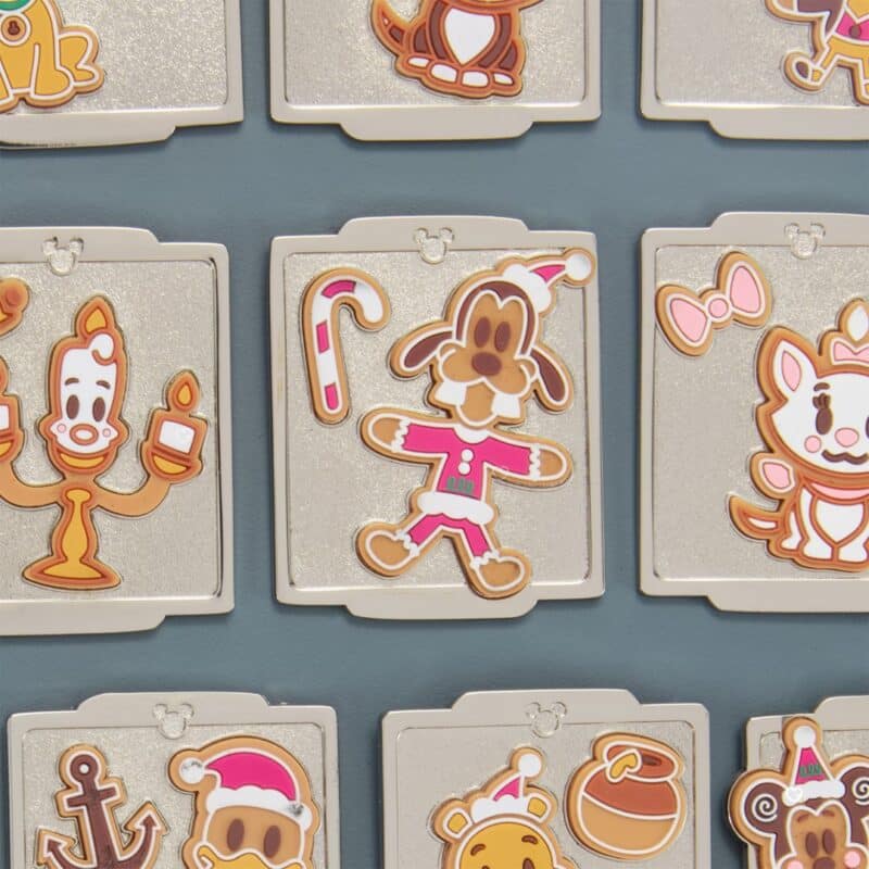 Revealed Disney pins for 2026, from Flounder to Pumbaa, as gingerbread biscuit pin badges