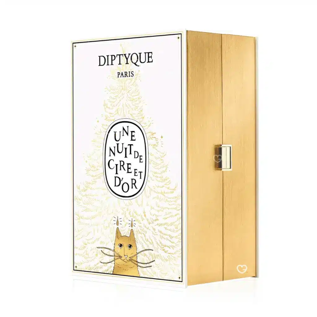 Diptyque Advent Calendar 2025 with 25 luxury mini perfumes, body care, scented candles and décor, perfect for style-conscious gift givers.