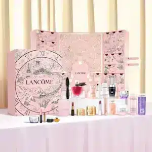 Lancome Advent Calendar 2025 with 24 luxury beauty gifts including skincare, makeup and fragrances, perfect for beauty enthusiasts and gift buyers.