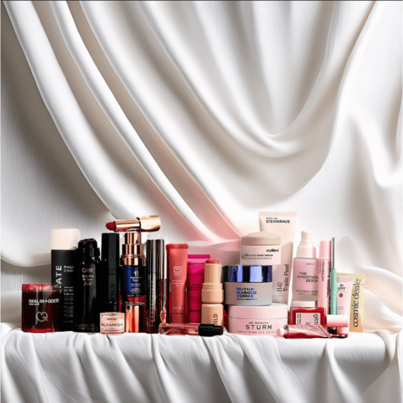 Niche Beauty Advent Calendar 2025 with 24 luxury skincare, makeup, haircare and bath products, perfect for beauty enthusiasts.