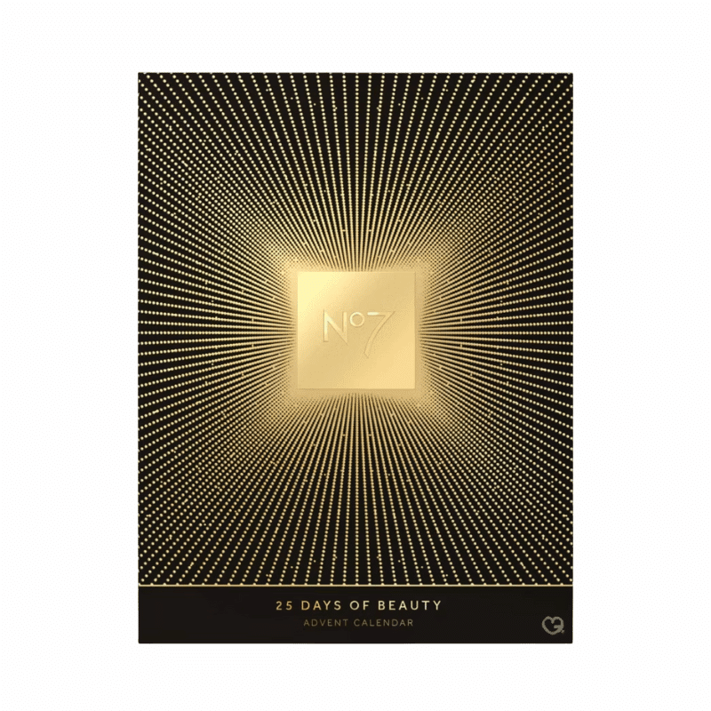 No7 Advent Calendar 2025 with 25 days of beauty, 10 full-size products, best-selling serum, Future Renew skincare and Pro Artist makeup for beauty enthusiasts.