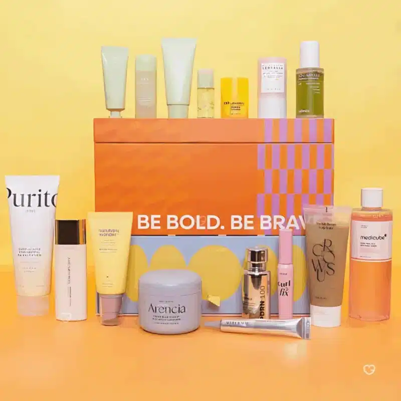 Stylevana Advent Calendar 2025 with 25 K-beauty skincare, haircare and makeup treats in festive packaging for beauty enthusiasts.