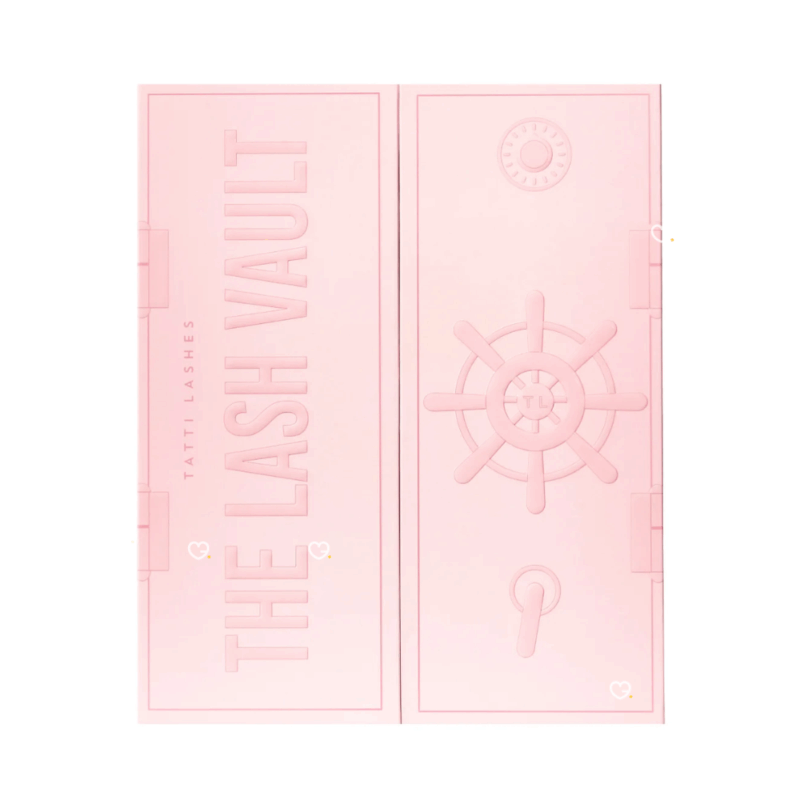 Tatti Lashes Advent Calendar 2025 consists of a range of Tatti’s most popular lash styles, in a chic, blush-pink box