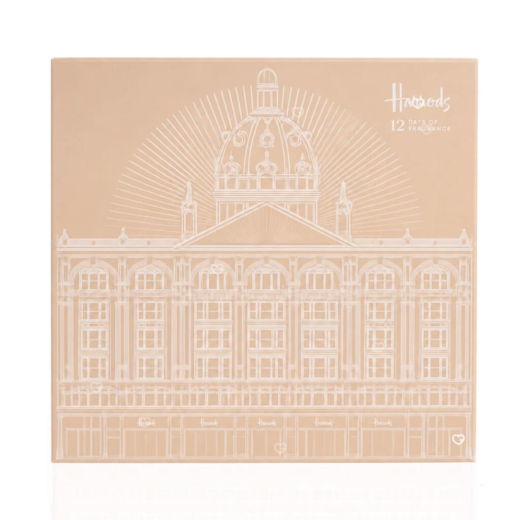 Harrods Fragrance Advent Calendar 2026 closed gold box