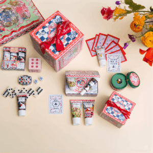 Cath Kidston Advent Calendar 2025 with 24 vegan beauty treats, floral packaging and festive board game design, perfect for women who love seasonal self-care.