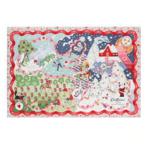 Cath Kidston Advent Calendar 2025 with 24 vegan beauty treats, floral packaging and festive board game design, perfect for women who love seasonal self-care.