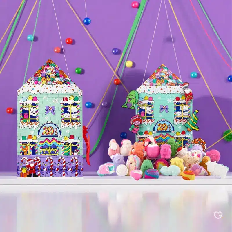 Lush Advent Calendar 2025 with 25 hand-selected beauty treats in vibrant festive packaging, perfect for ethical self-care gift buyers.