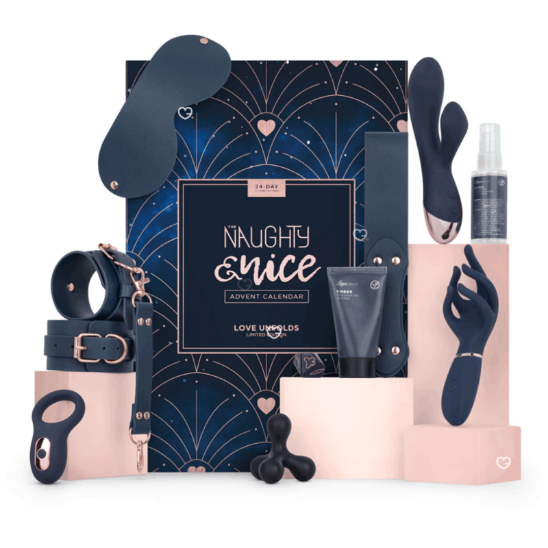 Naughty and Nice Advent Calendar 2025 erotic toys and sexual box for adult, couple,woman and man 