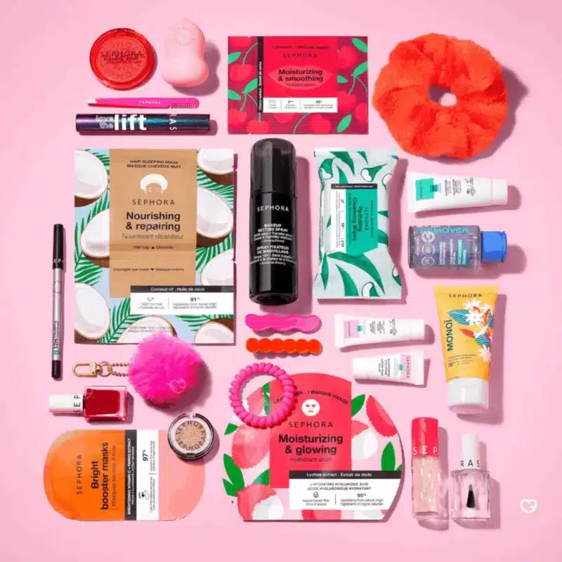 Sephora Collection Advent Calendar 2025 with 24 festive beauty surprises in makeup, skincare, bath treats and accessories, perfect for beauty lovers.