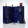 The Fragrance Shop Advent Calendar 2025 in festive blue box with 25 luxury mini perfumes and a gift voucher.