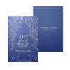 The Fragrance Shop Advent Calendar 2025 in festive blue box with 25 luxury mini perfumes and a gift voucher.