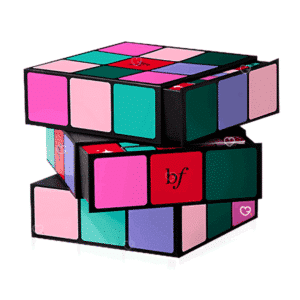 2025 benefit advent calendar filled with 24 beauty favorites like Bronzer, mascara, blush.. in a design box The Glam Cube