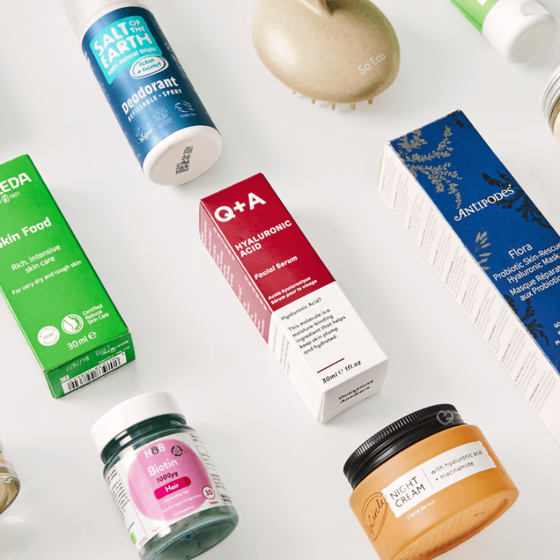 Holland & Barrett Advent Calendar 2025 with 25 natural beauty treats including Cetaphil, Weleda and Q+A, perfect for eco-conscious women.