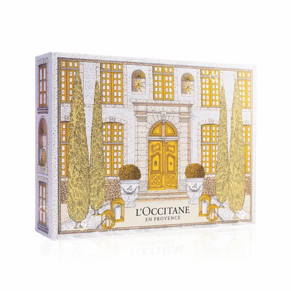 L'Occitane Classic Advent Calendar 2025 with 28 mini skincare, body and hair care bestsellers, festive gift for beauty lovers.