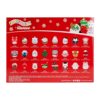 MicroMallows Advent Calendar 2025 presents a vibrant and festive theme, with a blue holiday background covered in snowflakes, ornaments, and playful cartoon-style illustrations.