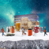 Virgin Wines Beer Advent Calendar 2025 featuring 24 craft beers from top breweries, festive box design for adult beer lovers.