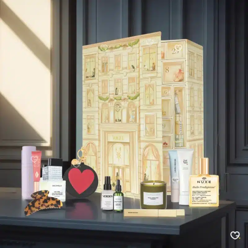 Vogue Advent Calendar 2025 with 31 luxury beauty and wellness treats including skincare, makeup, fragrance and fashion accessories for style-conscious trend lovers.