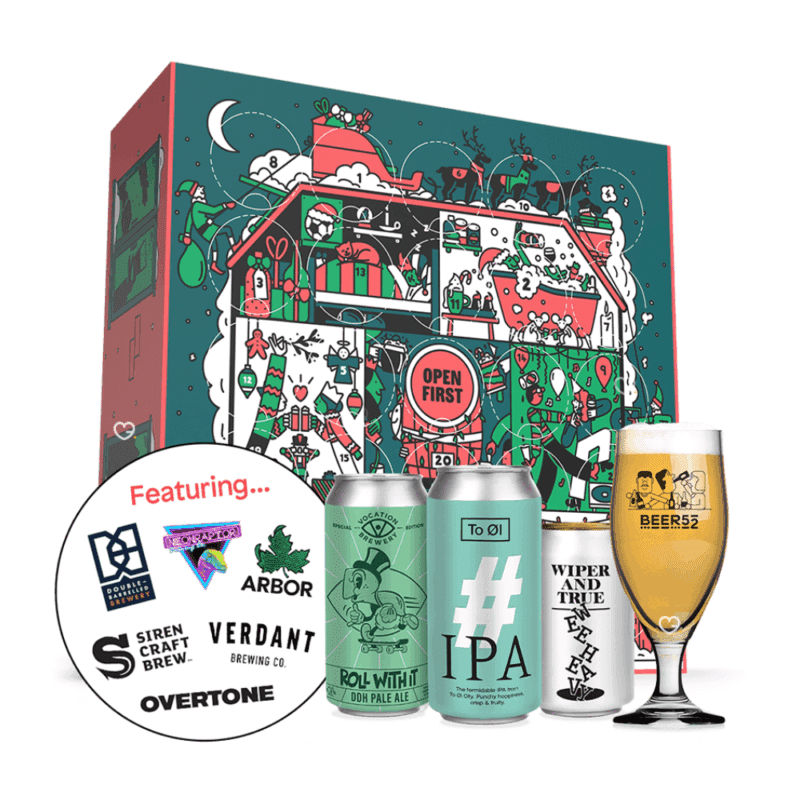 Beer52 Advent Calendar 2025, worth £150, includes 24 unique, exciting craft beers for Christmas
