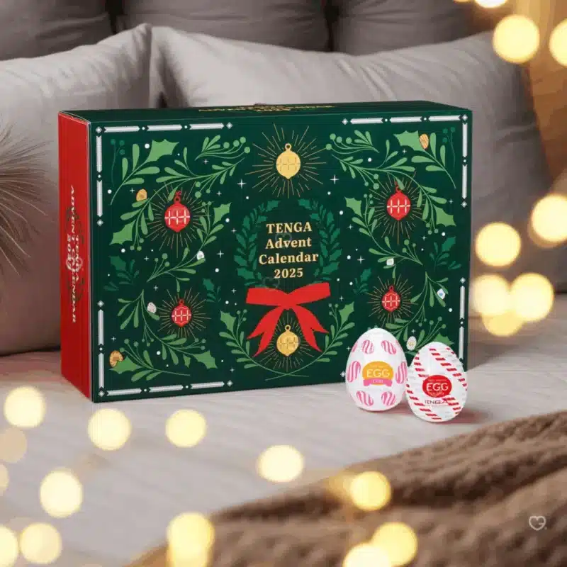 Tenga Advent Calendar 2025 is a festive adult gift for men, featuring uniquely textured, egg-shaped items that offer a range of pleasurable experiences, all wrapped in a holiday-themed package for discreet enjoyment.