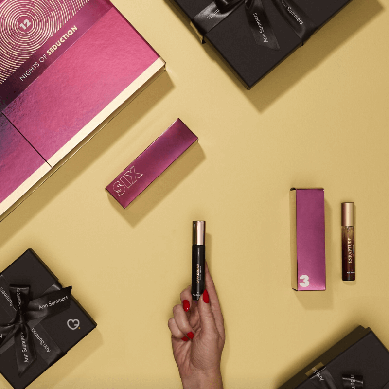 Ann Summers - 12 Nights of Seduction Advent Calendar 2025 featuring 12 sensual toys, lingerie treats and accessories for adventurous couples.