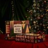 BrewDog Advent Calendar 2025 featuring 24 craft beers plus exclusive glass and badge in festive gift box design.
