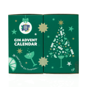 Craft Gin Advent Calendar 2025 with 24 double measures (5cl) of hand-picked craft gin ideal for man gift