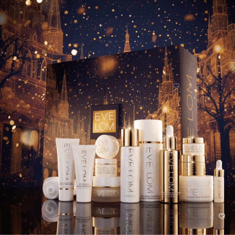 Eve Lom Beauty Advent Calendar 2025 with 12 beauty product for skincare