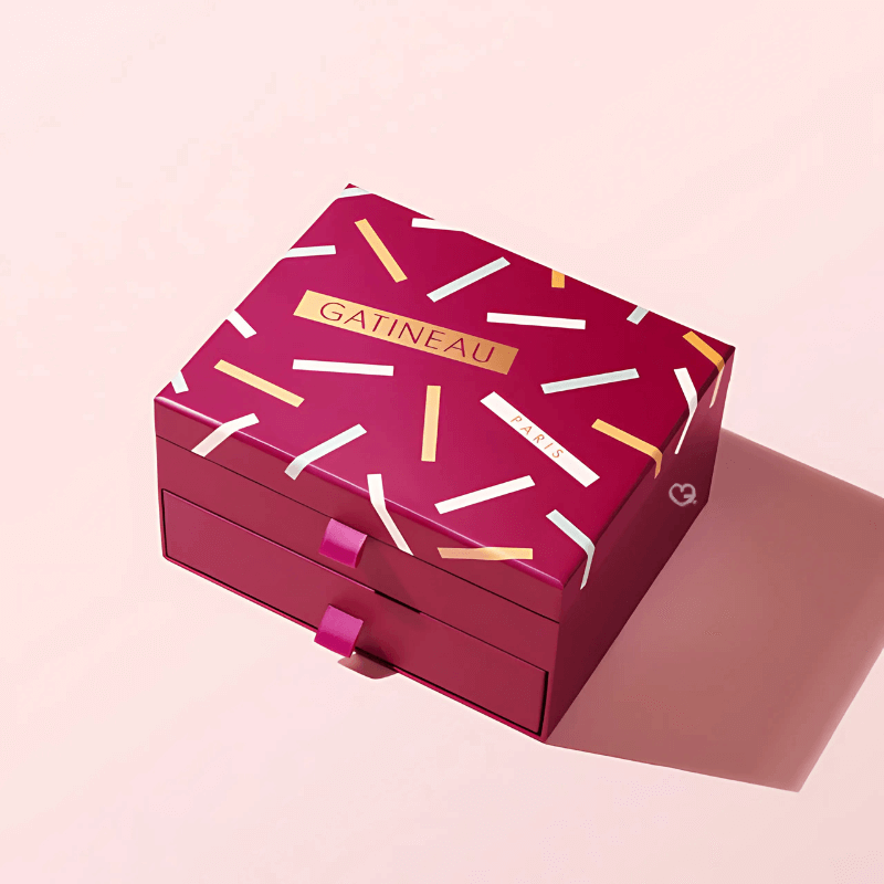 Gatineau Advent Calendar 2025 in festive pink box with 12 luxury skincare treats, including 6 full-size products.