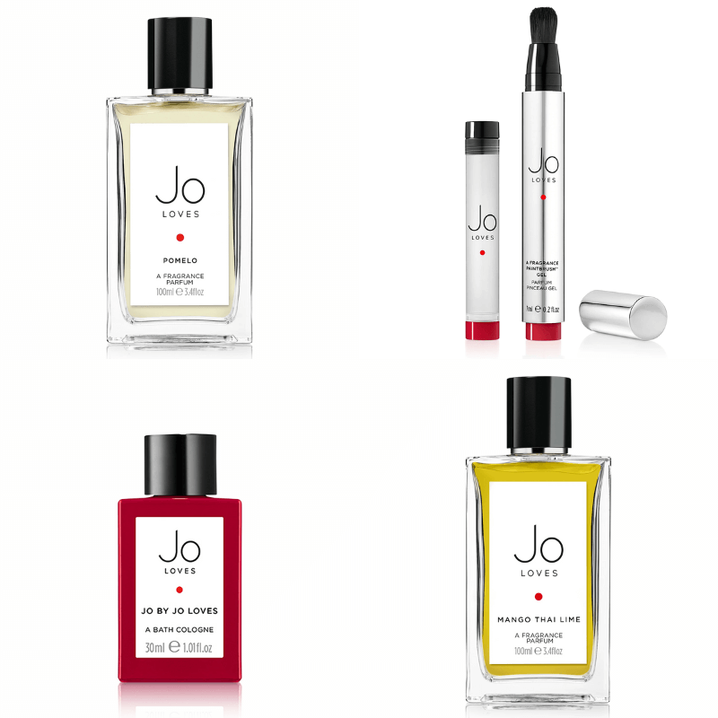 Jo Loves Advent Calendar 2025 in a red festive box with 25 luxury fragrances, candles and body care treats.