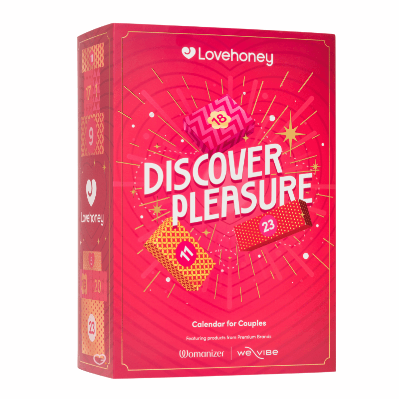 Lovehoney Advent Calendar 2025 featuring 24 sensual surprises, including Womanizer Classic 2, We‑Vibe Sync Lite, and premium lubricants for adventurous couples.